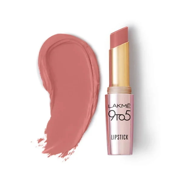 Lakme 9TO5 Primer + Matte Lipstick-Blushing Nude -3.6 gm