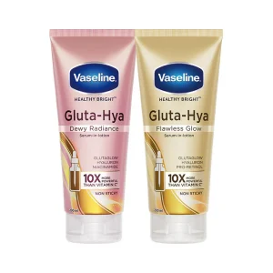 Vaseline Gluta Hya Serum-in-Lotion - Dewy Radiance & Flawless Glow Combo -Combo