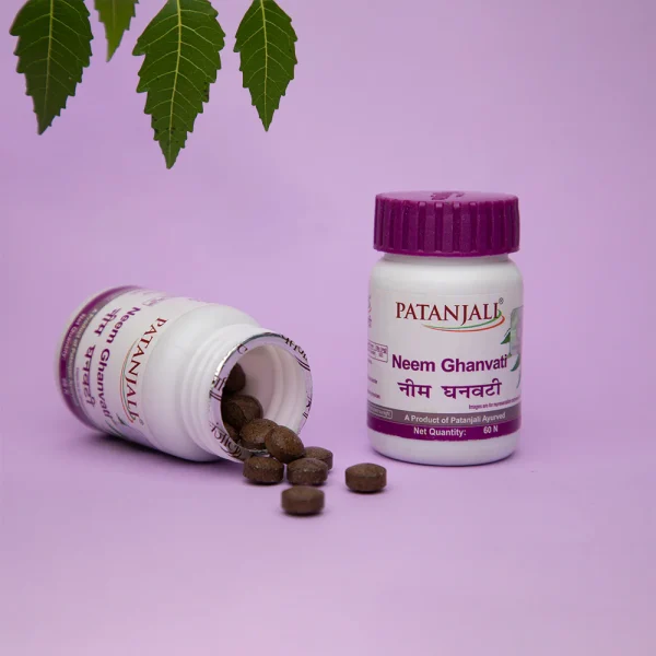 Patanjali Neem Ghan Vati -60 tabs - Pack of 1 - Image 3