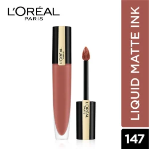 L'Oreal Paris Rouge Signature Matte Liquid Lipstick - 147 I Believe -7 Ml