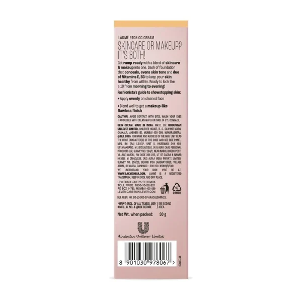 Lakme 9To5 Complexion Care Cream - Beige - Image 3