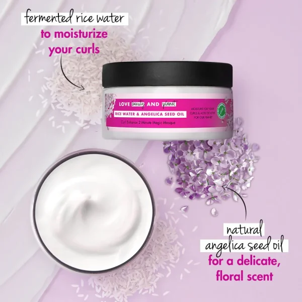 Love Beauty And Planet Rice Water & Angelica Seed Oil Hair Mask -200 ml - Image 5