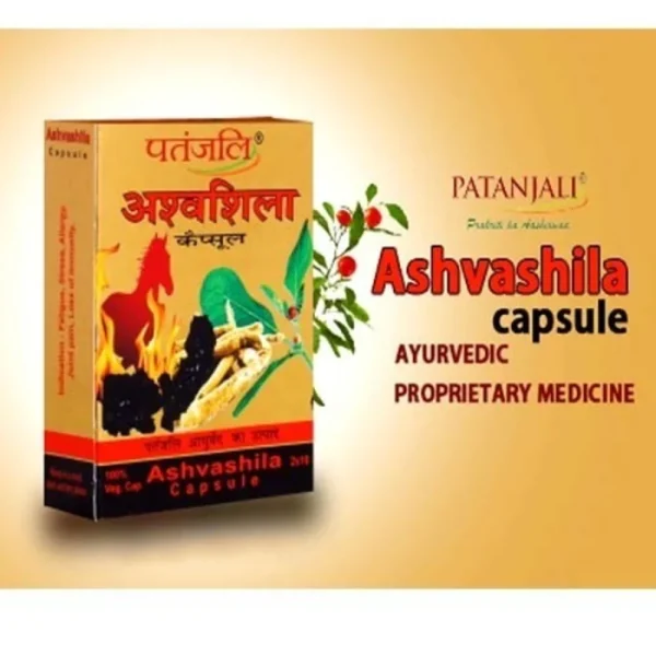 Patanjali Ashvashila Capsule -20 caps - Pack of 1 - Image 3