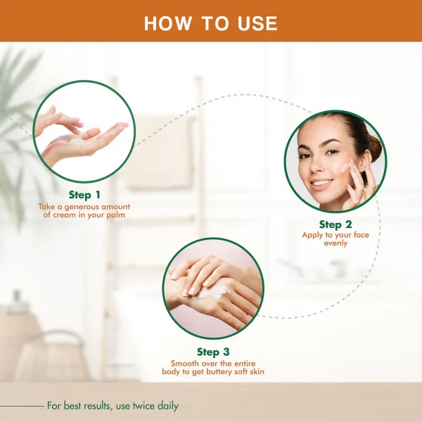 Nature's Essence Nourishing Skin Cream With Almond & Honey -100 ml - Image 5