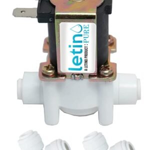 Original Solenoid Valve 24v 2.5amp Water Flow Control, SV For All Ro Water Purifiers Black