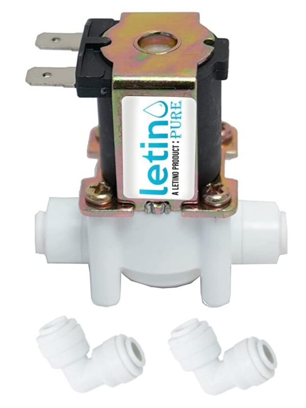 Original Solenoid Valve 24v 2.5amp Water Flow Control, SV For All Ro Water Purifiers Black