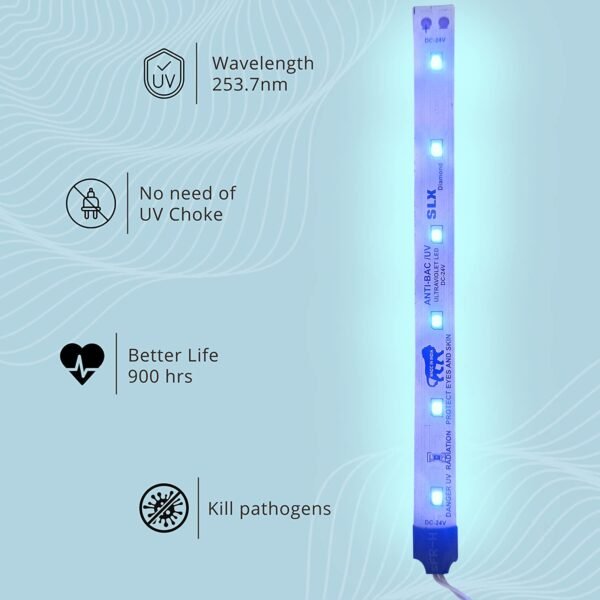 Ro Leak Proof Uv Led For All Ro Uv Uf Domestic Water Purifier | Compatible With All Types Of Water Purifiers - Pack Of 4, Blue - Image 4