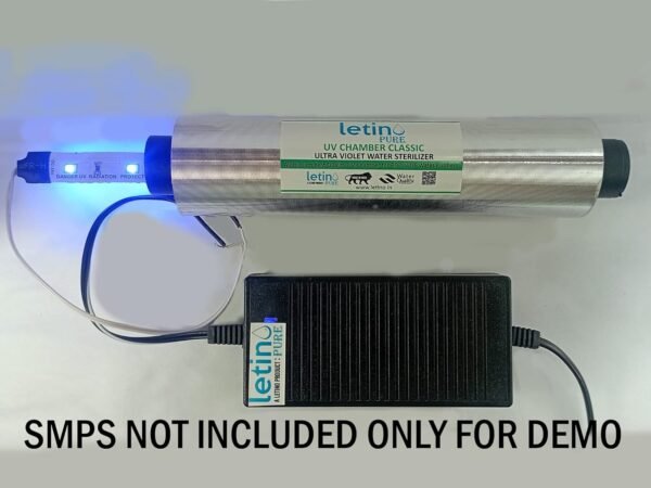 UV Set with Clamps, UV Chamber (Heavy Aluminium Barrel), UV LED Light (Strip), 2 Pieces Elbow, Teflon Tape and 2 Clamps for All Ro Water RO Purifier - Image 2