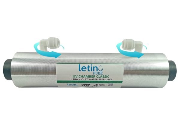 UV Set with Clamps, UV Chamber (Heavy Aluminium Barrel), UV LED Light (Strip), 2 Pieces Elbow, Teflon Tape and 2 Clamps for All Ro Water RO Purifier - Image 3