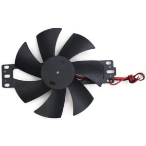 18V Plastic Brushless Cooling Fan For Induction Cooker Repair Accessories Cooler (Black)