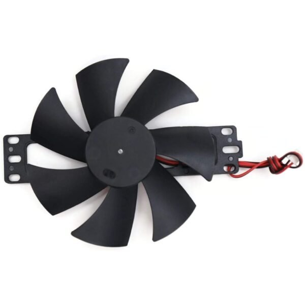 18V Plastic Brushless Cooling Fan For Induction Cooker Repair Accessories Cooler (Black)